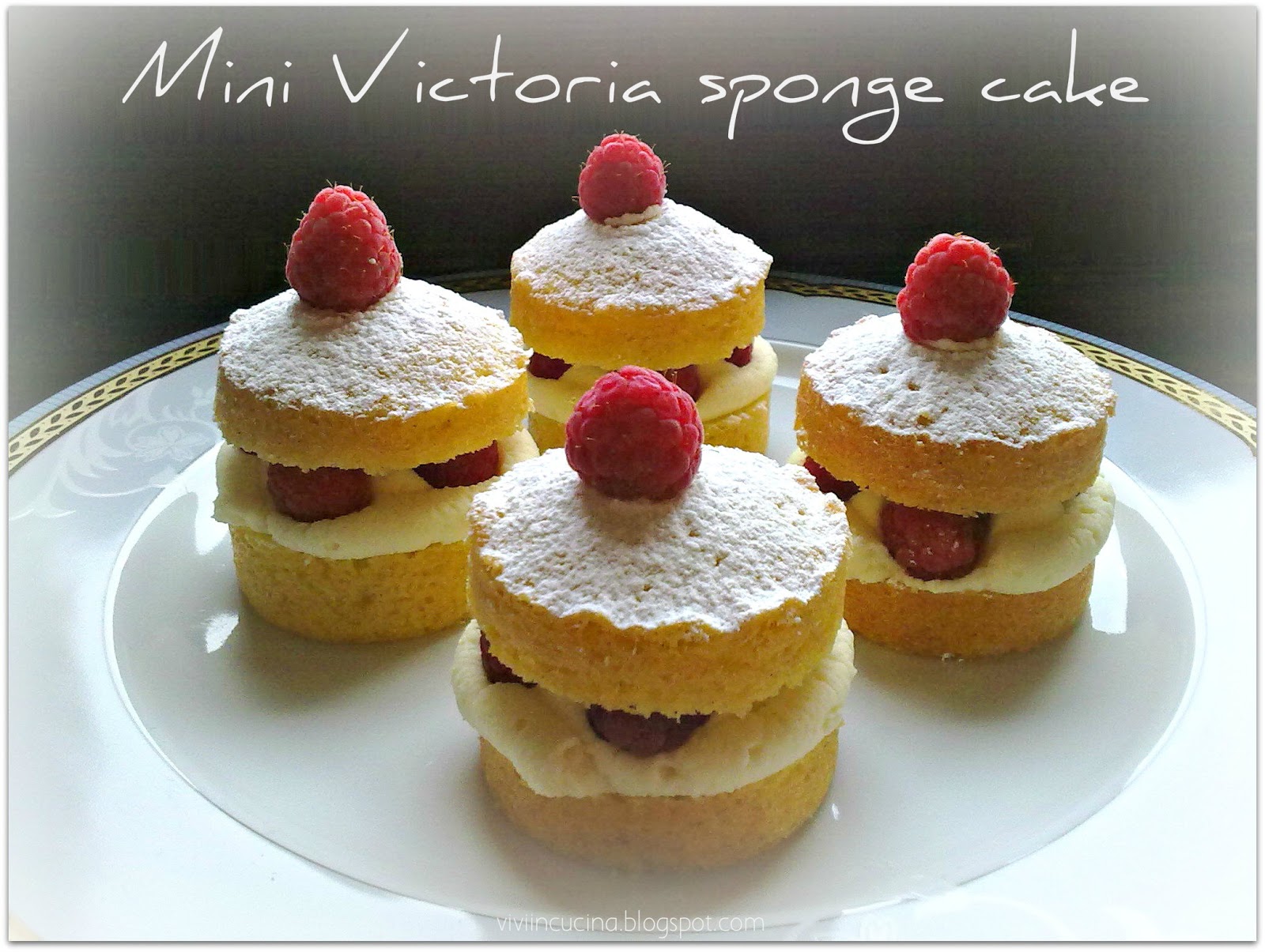 Vivi In Cucina Mini Victoria Sponge Cake 