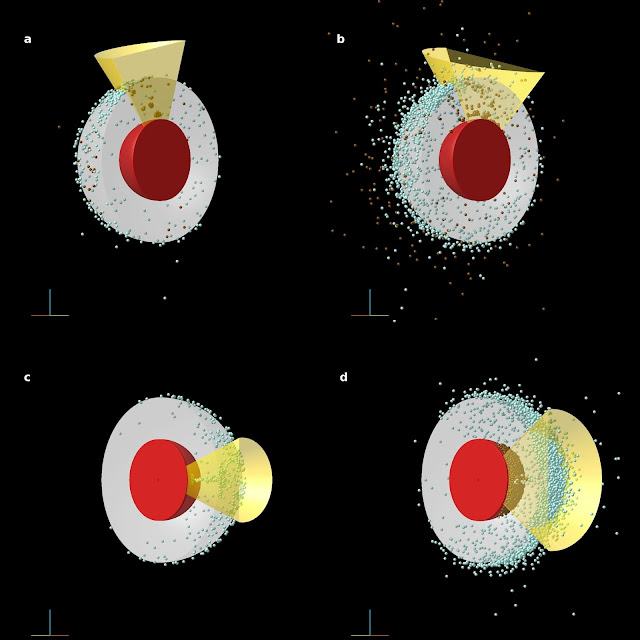 Collisions after moon formation remodelled early Earth Collisions after moon formation remodelled early Earth