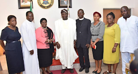 Photos: Anglican Bishops, Principal, Laud Governor Ambode Over Rescued School Girls