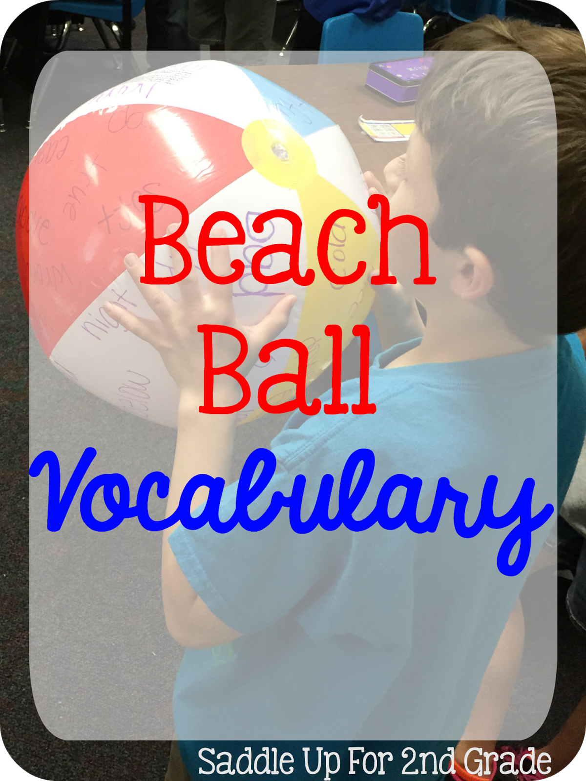 Beach Ball Vocabulary by Saddle Up For 2nd Grade