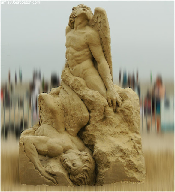 Esculturas de Arena de Revere Beach: "Soul Evolution" de Pavel Mylnikov