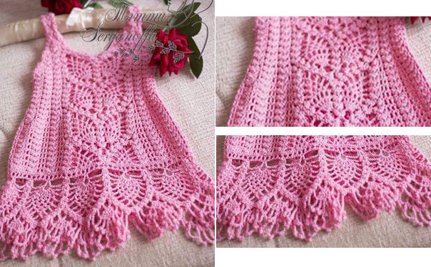 crochet baby dress pattern book
