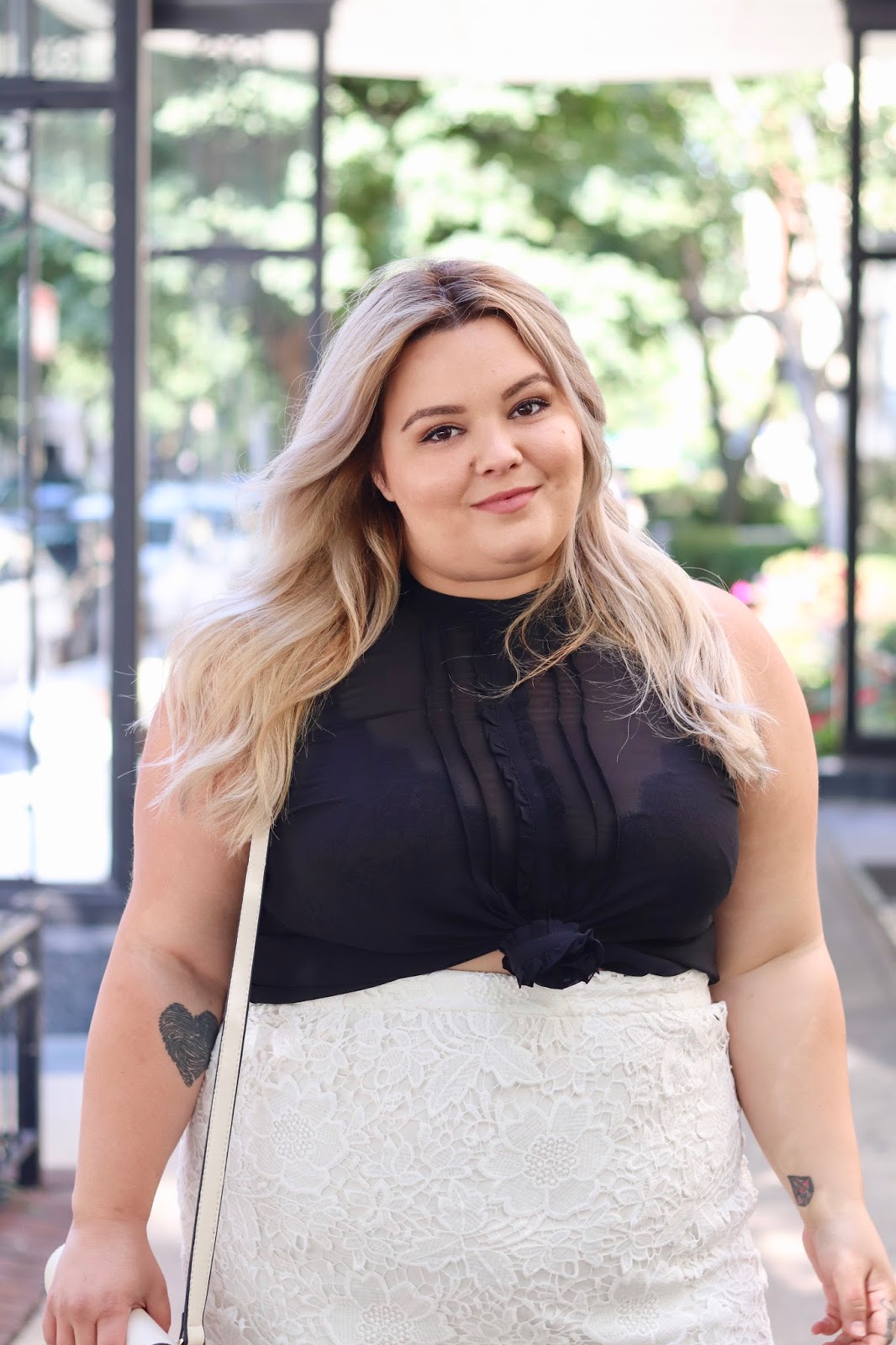 Plus Size Brunch Outfit - Natalie in the City