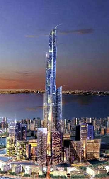 Calon Gedung Tertinggi di Dunia : Gedung Burj Mubarak Al-Kabir - Kuwait
