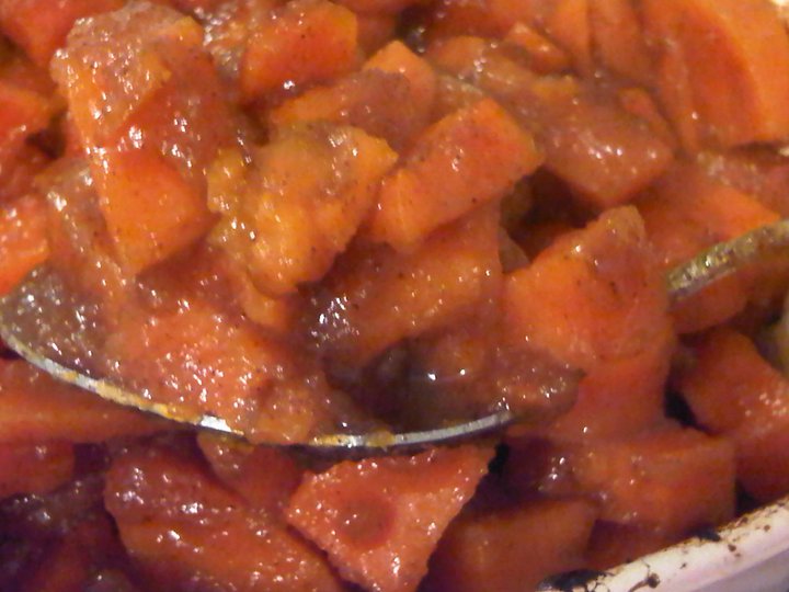 USASillyYaks CrockPot Sweet Potatoes with Applesauce