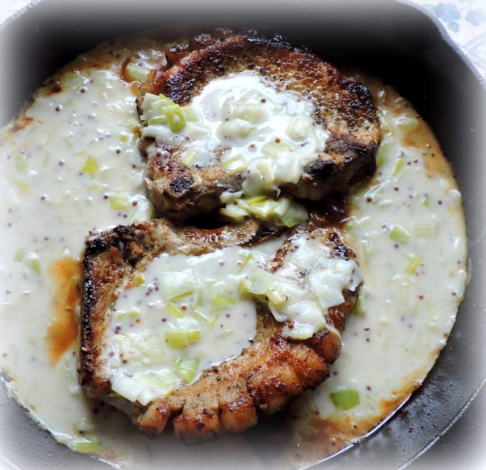 Leek & Mustard Sauced Pork Chops The English Kitchen