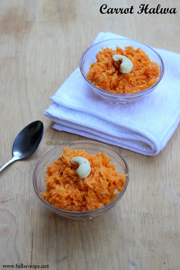 Easy Carrot Halwa in Microwave Full Scoops A food blog with easy