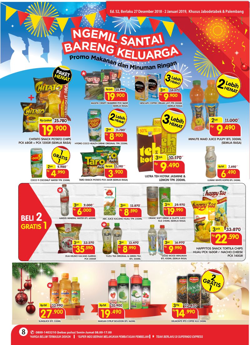 #Superindo - Promo Katalog Akhir Tahun Periode 27 - 02 Januari 2019 #Superindo - Promo Katalog Akhir Tahun Periode 27 - 02 Januari 2019