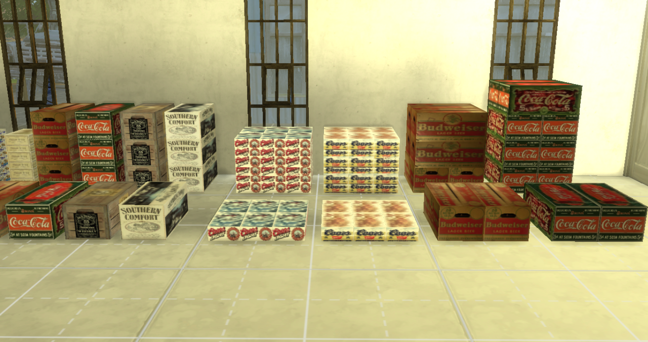 Sims 4 CC's The Best Stackable Boxes Conversions by YourDorkBrains