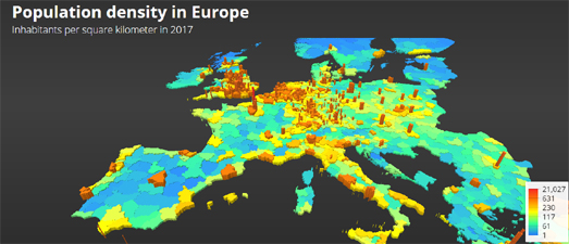 population density map europe