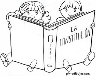 TE CUENTO UN CUENTO: Dibujos para colorear de la Constitución