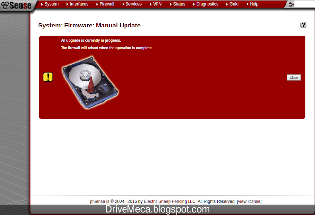 DriveMeca actualizando pfSense paso a paso DriveMeca actualizando pfSense paso a paso