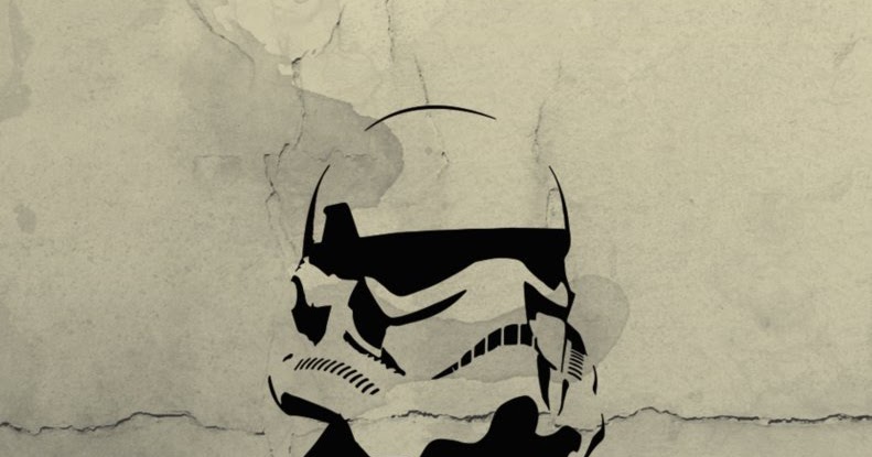 Amazing Stencils : Star Wars - Stormtrooper + Man Stencil