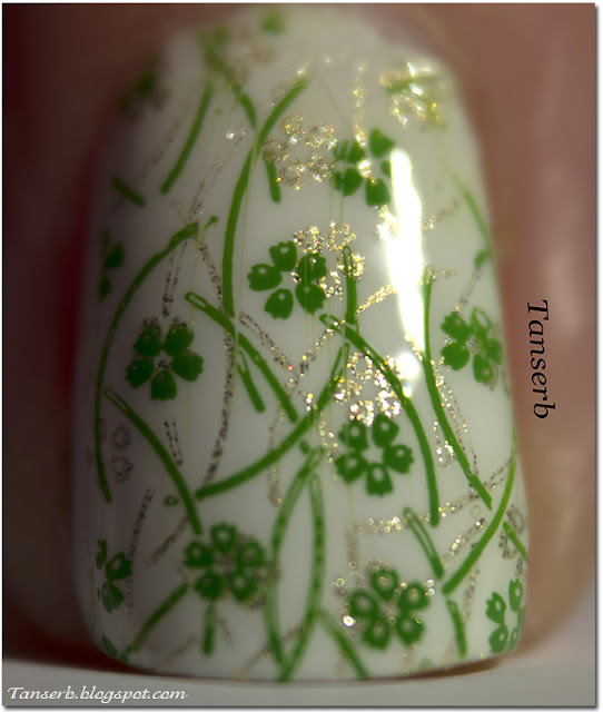 Краска для стемпинга Born Pretty Nail Art Stamping Polish Fluorescent Green Nail Polish № 12 