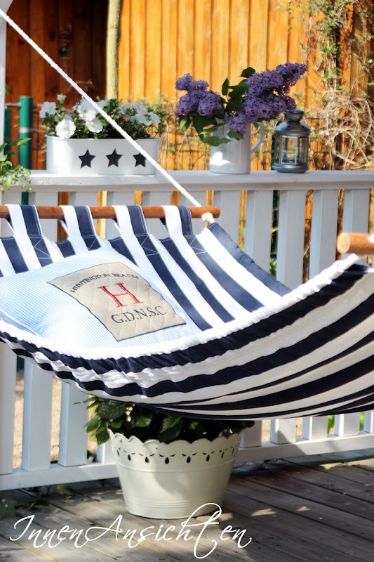 INNENANSICHTEN: Lila Pause auf der weißen Veranda!