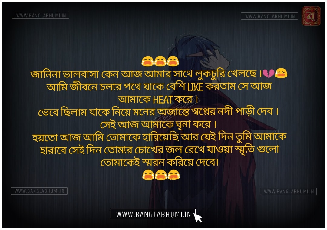 Whatsapp & Facebook Bangla Sad Love Status share Whatsapp & Facebook Bangla Sad Love Status share