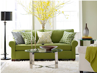 green living rooms ideas