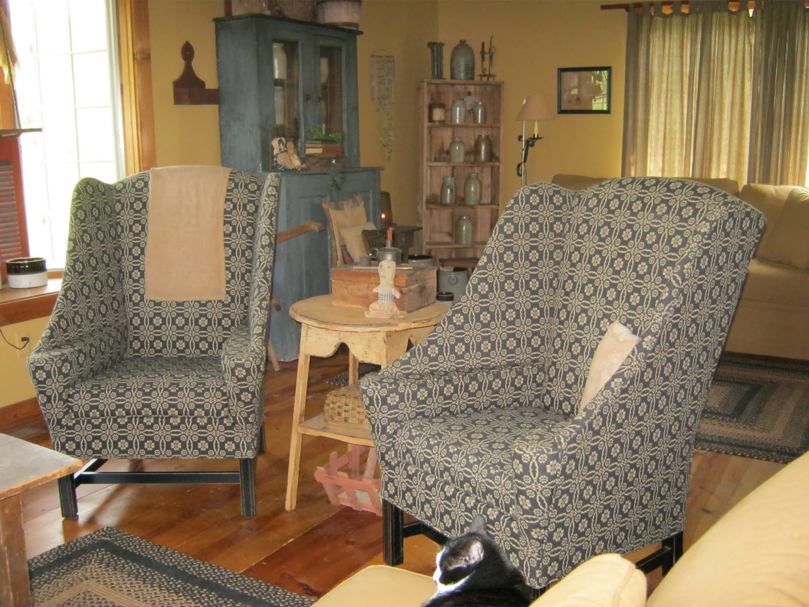 Primitive Passion Decorating Changed sofa and chair positions. what do