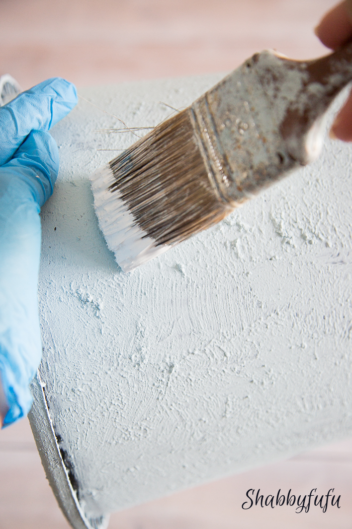 How To Use Saltwash Paint Additive For Upcycling Shabbyfufu