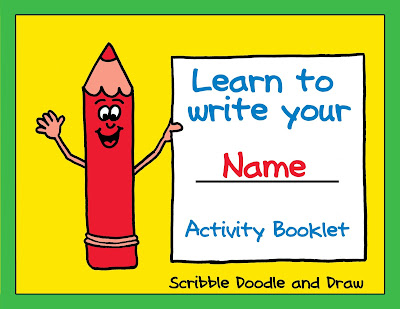 Learn to write your name printable activity booklet