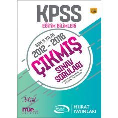 Murat Yayınları KPSS Eğitim Bilimleri Son 5 Yılın Çıkmış Soruları (2017) Murat Yayınları KPSS Eğitim Bilimleri Son 5 Yılın Çıkmış Soruları (2017)