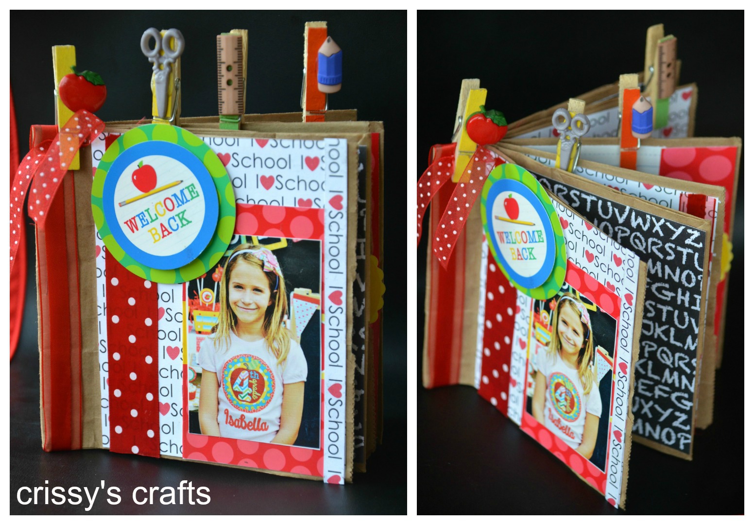 Crissy's Crafts: DIY Mini Scrapbook
