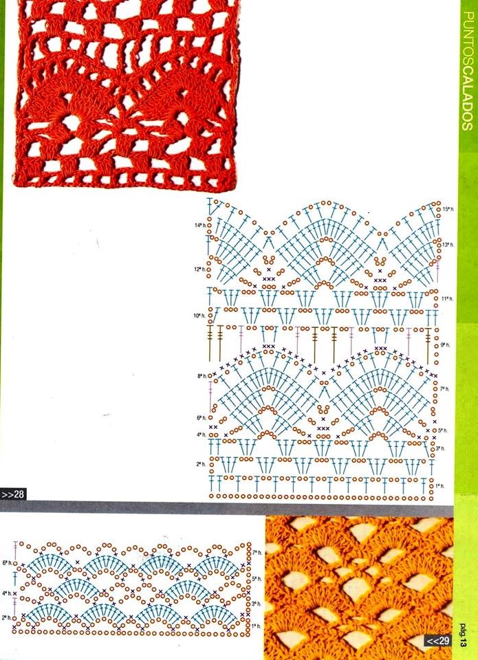 Tina's handicraft : crochet stitch Νο 4 - book (55 designs)