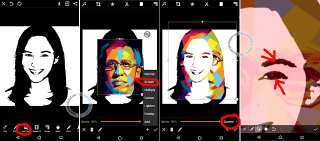 Buat Foto WPAP Lengkap