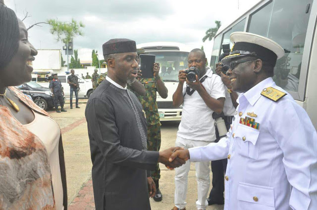 Image result for Governor Okorocha hosts foreign defence attaches