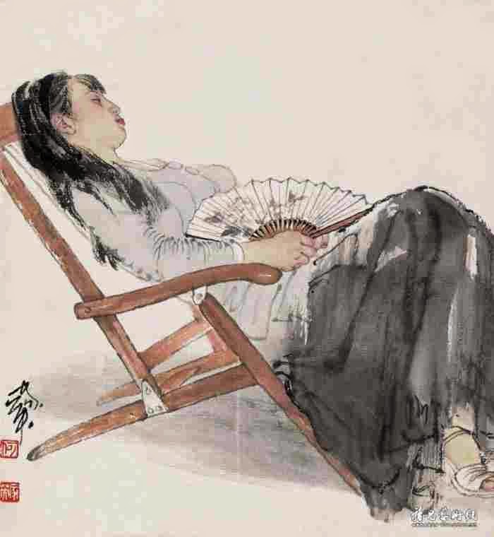 Традиционная китайская живопись. He Jiaying
