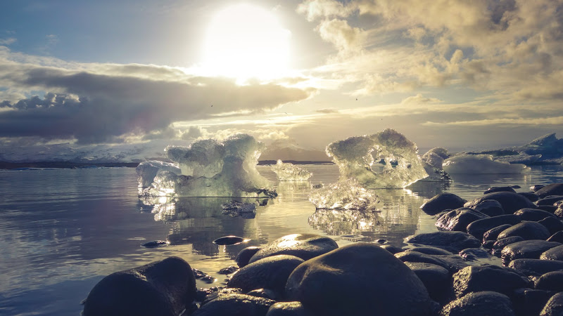 Wallpaper 6: Ice melts in Iceland