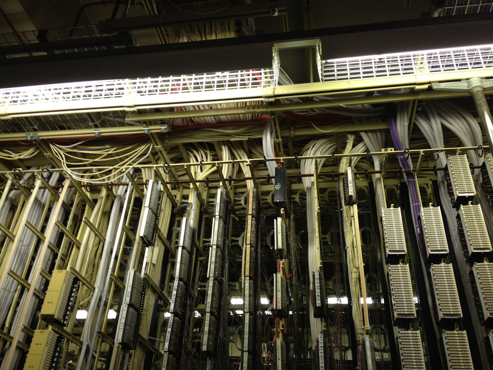 Richard Alpagot's blog. Visit to a BT telephone exchange (CO)