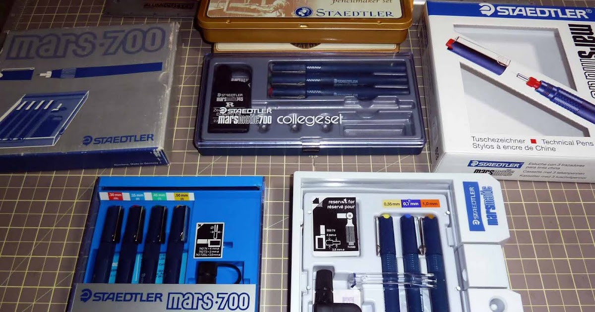 STAEDTLER Mars Matic 700 M013 Technical Pen - 0.13 mm Rotring Staedtler Mars 700 Drafting Pens Staedtler Mars Matic 700