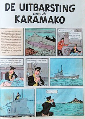 De uitbarsting van de Karamako