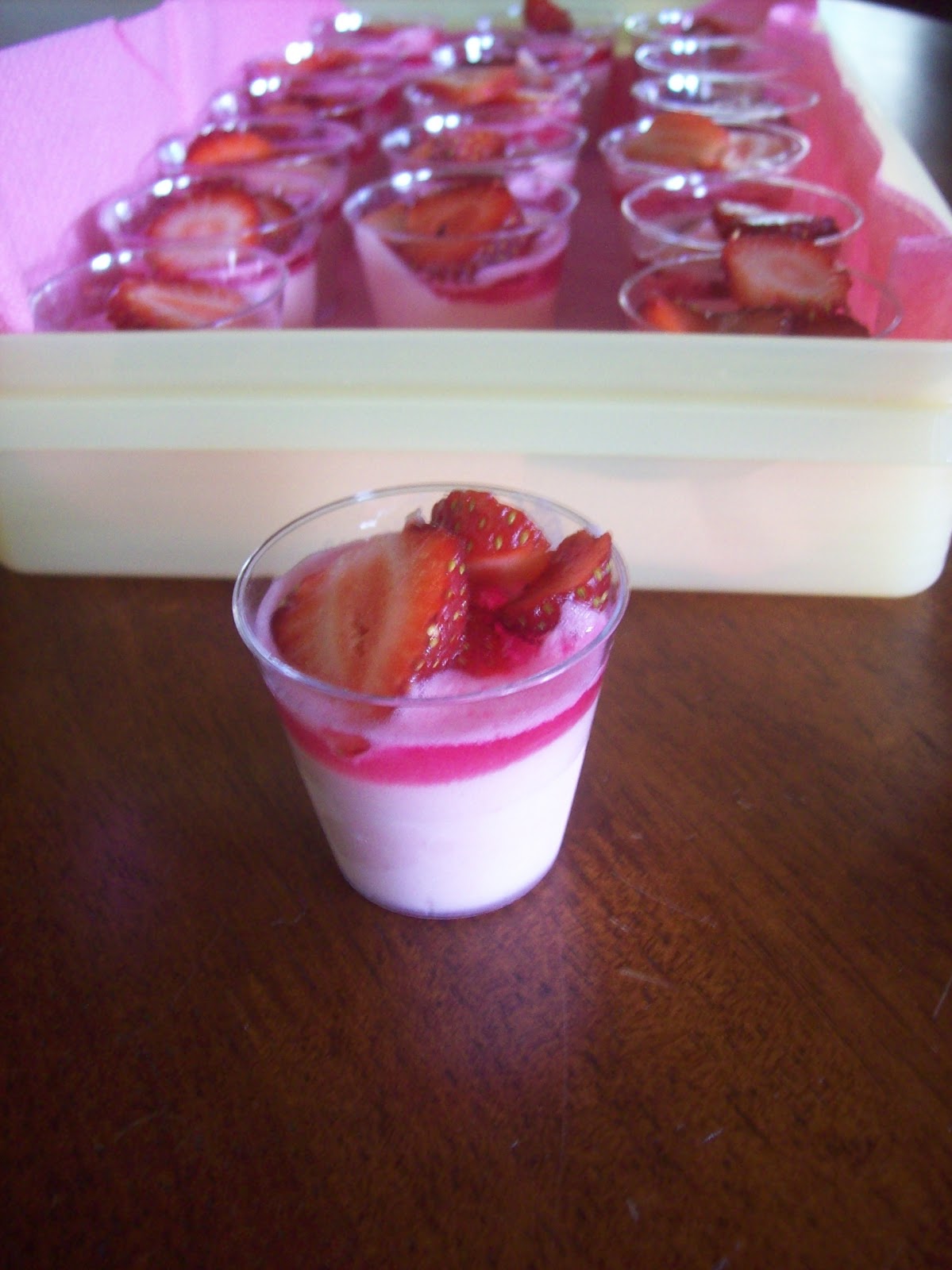 Lick The Spoon Strawberry Mousse Cups