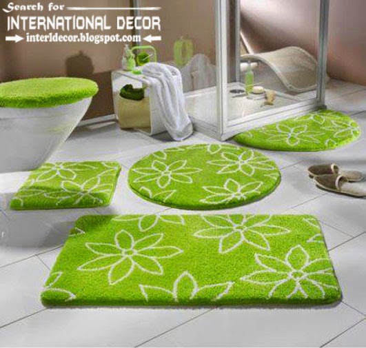 Italian bathroom rug sets, green bathroom rug sets, bathroom rug sets 5 pieces