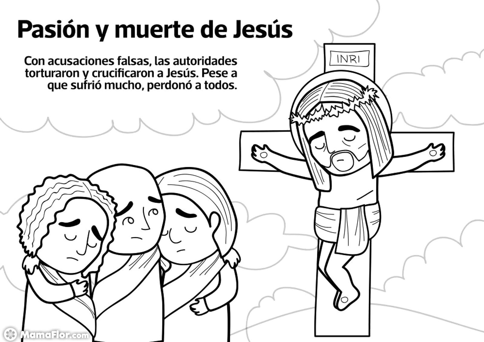 Semana Santa Para Imprimir Y Colorear Hd Actividades Para Niños Manualidades Mamaflor