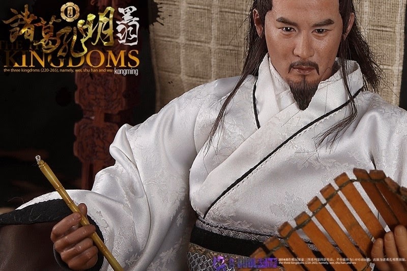 O-Soul Toys Heroes of the Three Kingdoms - Zhuge Liang (Black Feather Version)