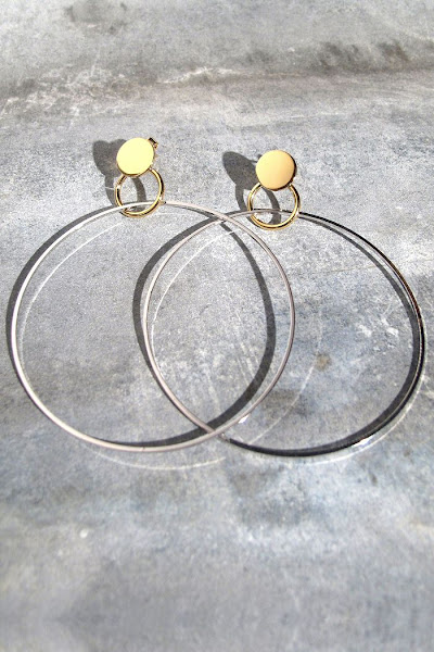 Créoles XL Viveka Bergstrom bijoux