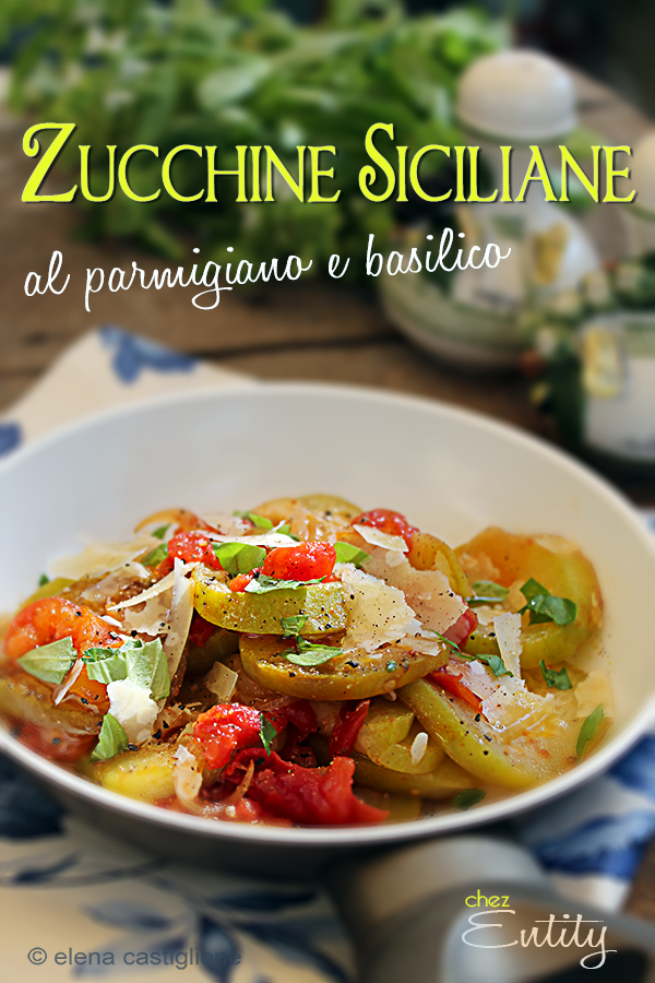 zucchine siciliane al parmigiano e basilico