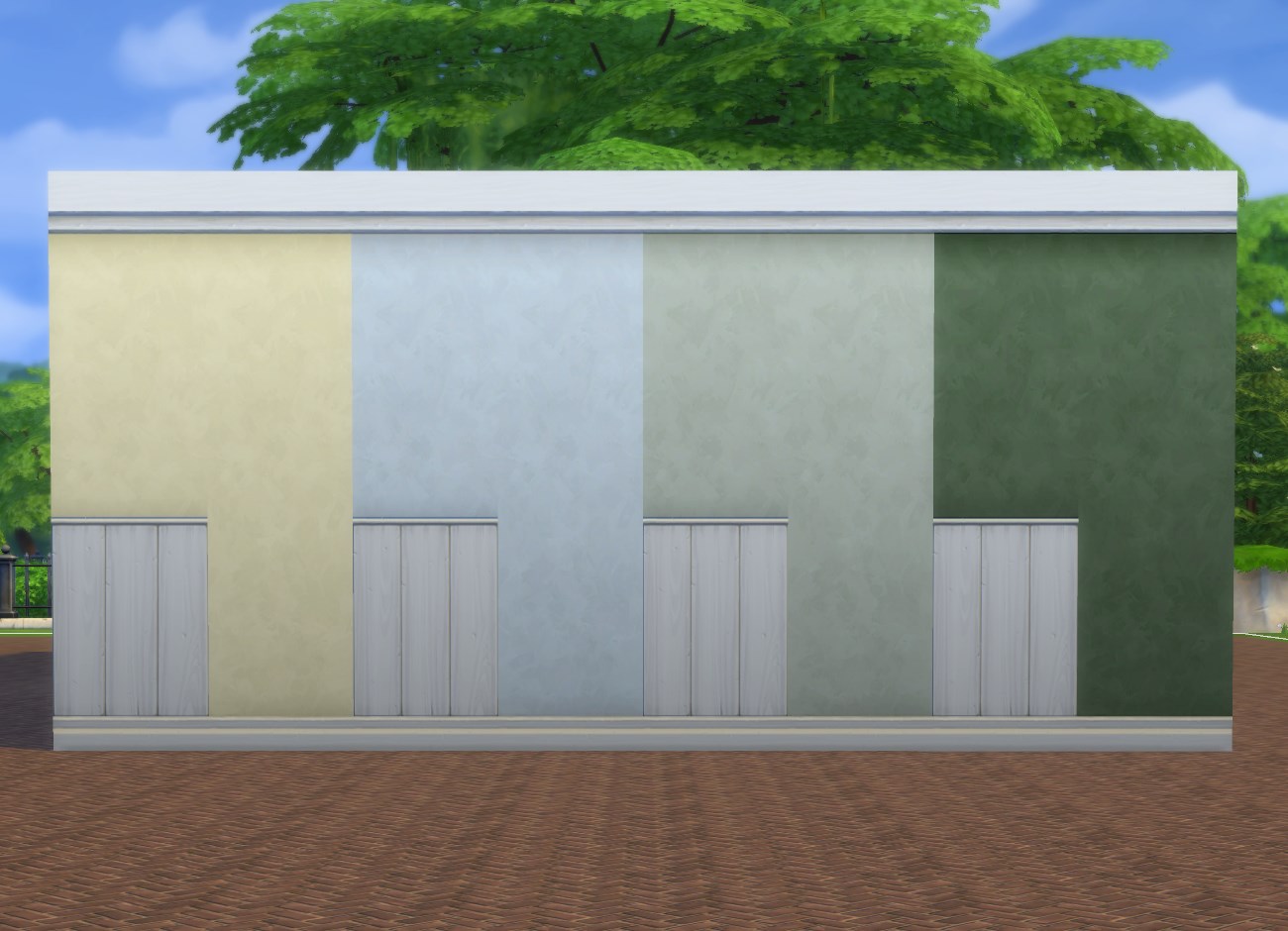Plastic Paint For Walls | my sims 4 blog white paneling paint walls by plasticbox Plastic Paint For Walls | my sims 4 blog white paneling paint walls by plasticbox