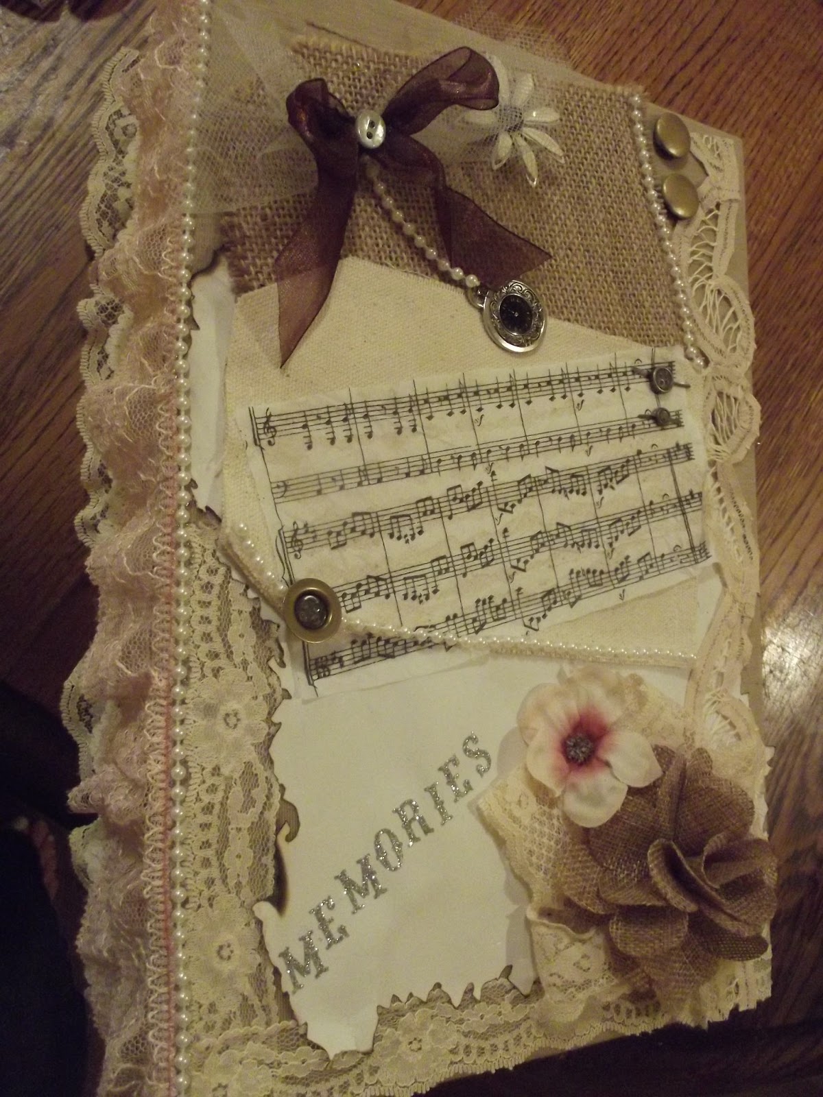 Vintage memory book