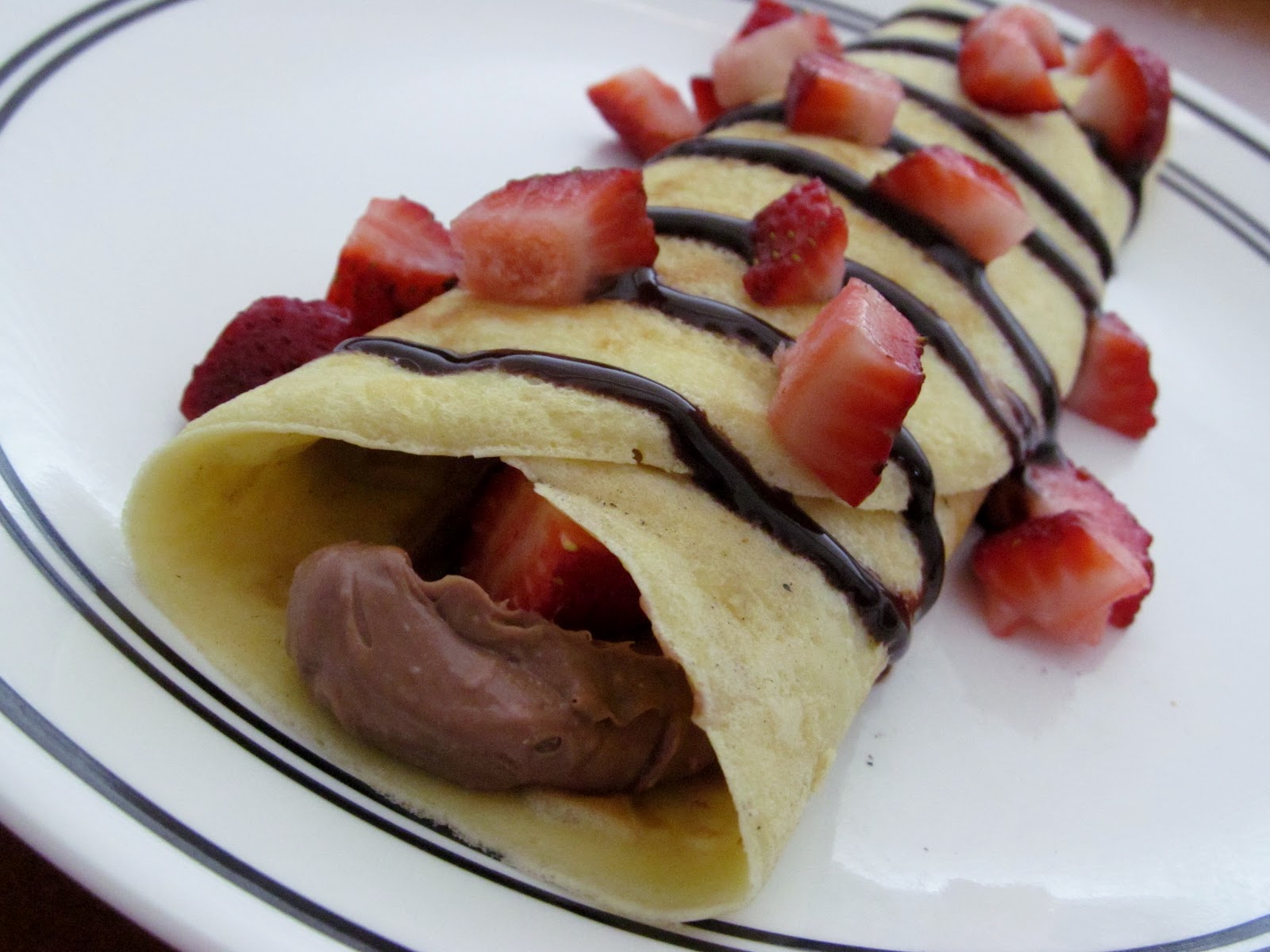 A Crafty Cook Crepes with Strawberries and Nutella Cream Cheese