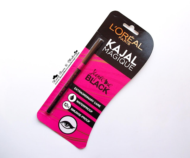 Loreal Kajal Magique Review Swatches Loreal Kajal Review 