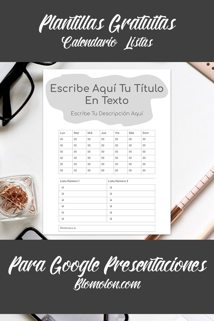 plantillas gratuitas para editar con google presentaciones calendario listas plantillas_gratuita_para_editar_con_google_presentaciones_calendario_listas