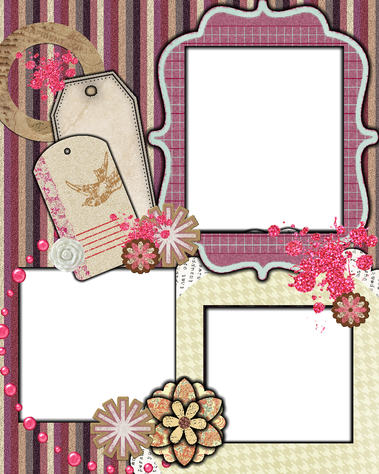 Sweetly Scrapped: {Free} Scrapbook Layout \/ Template