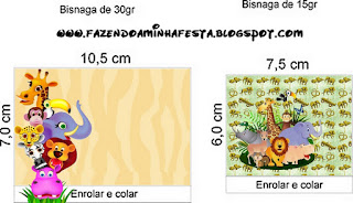 Baby Jungle: Free Printable Candy Bar Labels. Baby Jungle Free Printable Labels.
