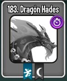 Dragón Hades en el libro de dragones Dragón Hades en el libro de dragones