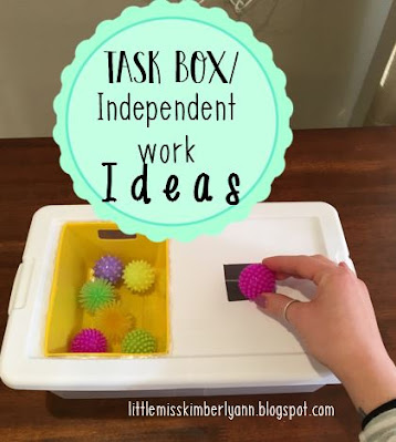 Task Boxes Ideas for Special Education