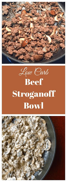 Low Carb Beef Stroganoff Bowl